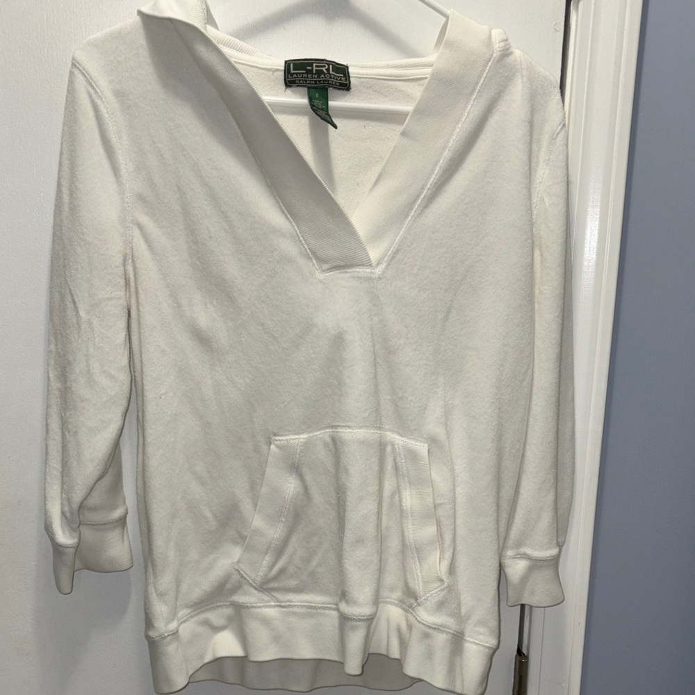 Ralph Lauren LRL Cream Hoodie